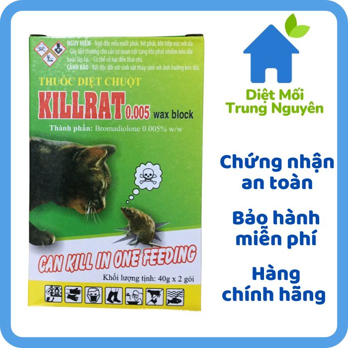 Thuốc diệt KILLRAT 40gram - Hộp 2 GÓI