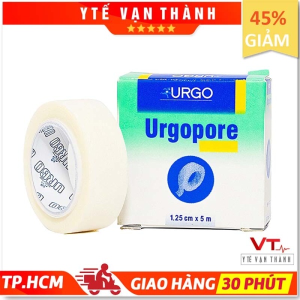 ✅ Băng Keo Giấy Y Tế- Urgopore, Không gây kích ứng da Thailand VT0330 [ Y Tế Vạn Thành ] nhập khẩu