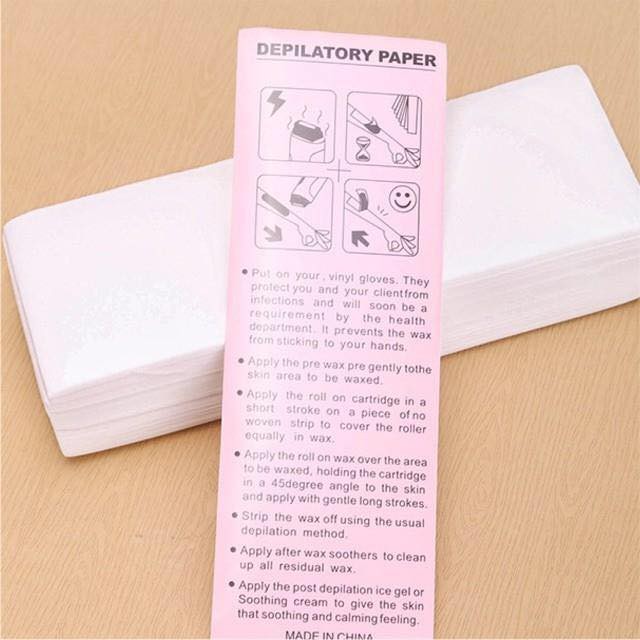 Giấy Wax Lông Depilatory Paper giấy tẩy lông