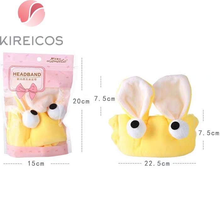 [HCM]Băng Đô Tai Thỏ Cài Tóc Rửa Mặt C0827 - kireicos