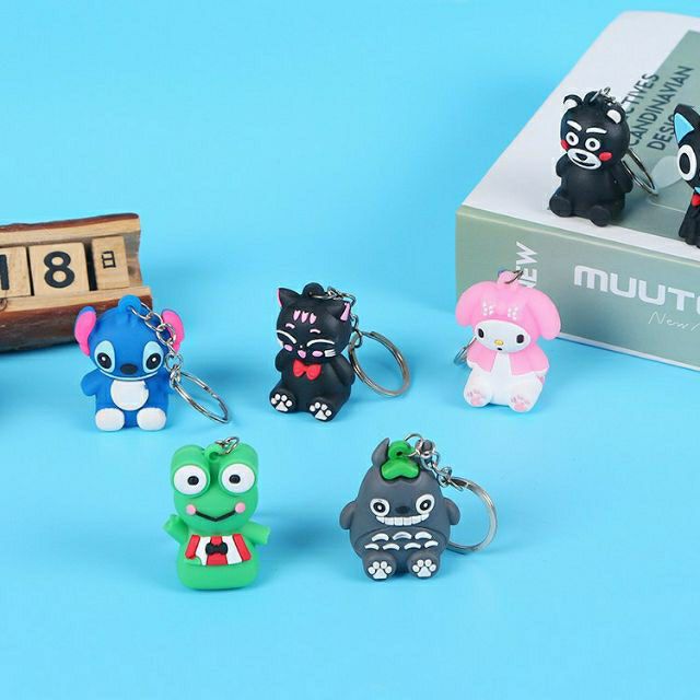 Móc khóa hoạt hình 3D cực đẹp