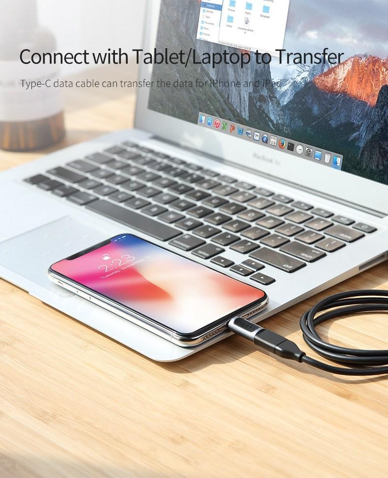 Đầu chuyển Micro USB sang Lightning ROCK - Adaptor Micro sang Lightning