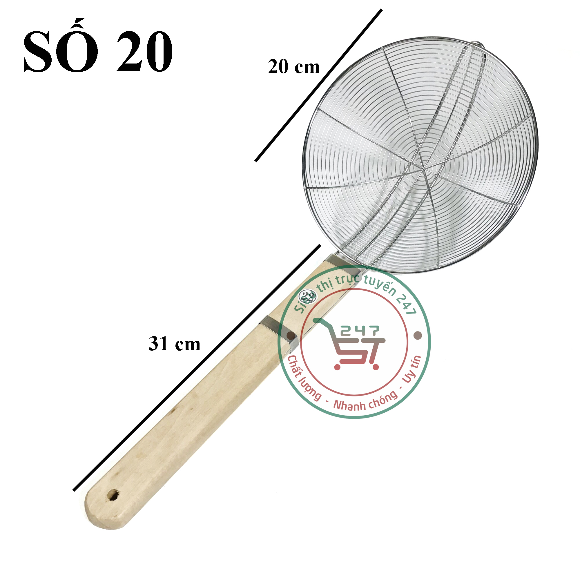 Cảo vợt inox cao cấp tiện dụng Dụng cụ rây bột cho trẻ tiện dụng trong gia đình