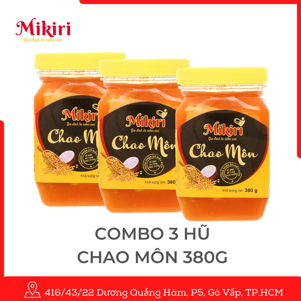 (Combo 3 hũ) Chao môn ngon Mikiri