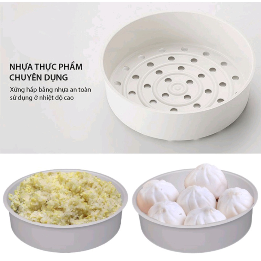 Khay hấp thức ăn nồi cơm điện nhựa Việt Nhật