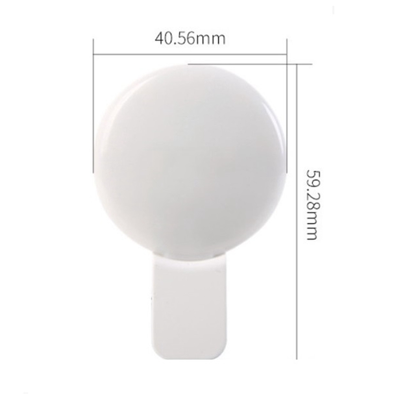 Fill Flash Lens Light Lamp Clip Three Stop Dimming Mini Durable Practical 10 LED Selfie Ring Beauty
