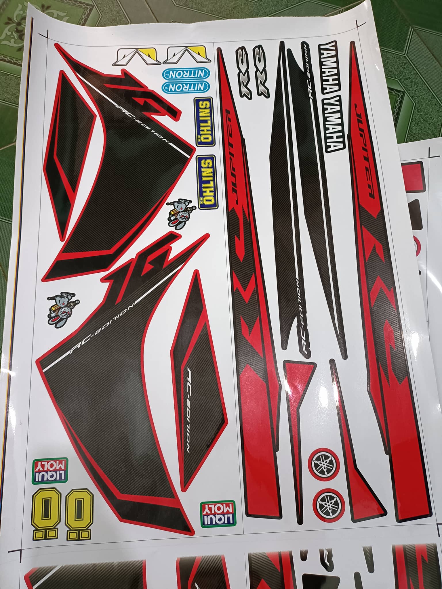tem rời jupiter fi rc 2017. chế mẫu zin