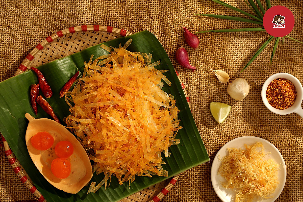 Abi Snack Bánh Tráng Vị Trứng Muối