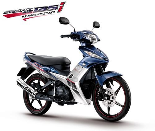 Cặp gương chiếu hậu YAMAHA SPARK màu đen.