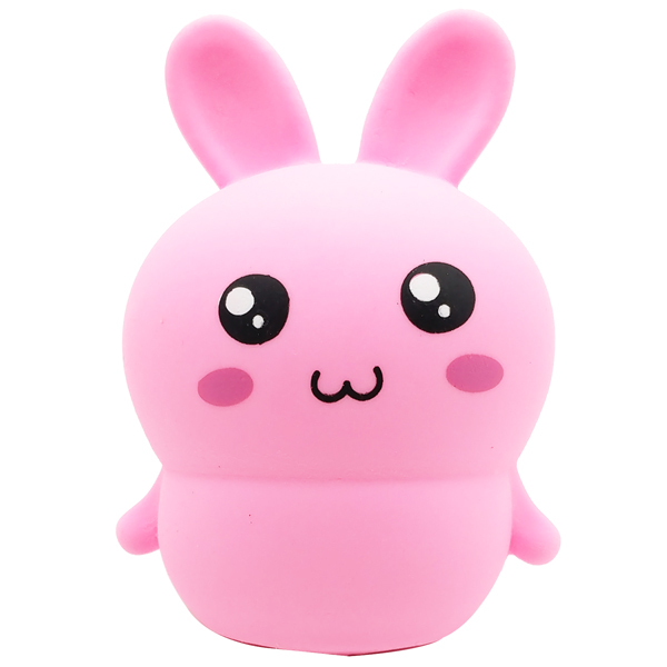 Đồ chơi squishy hình thỏ con lu11 - màu hồng