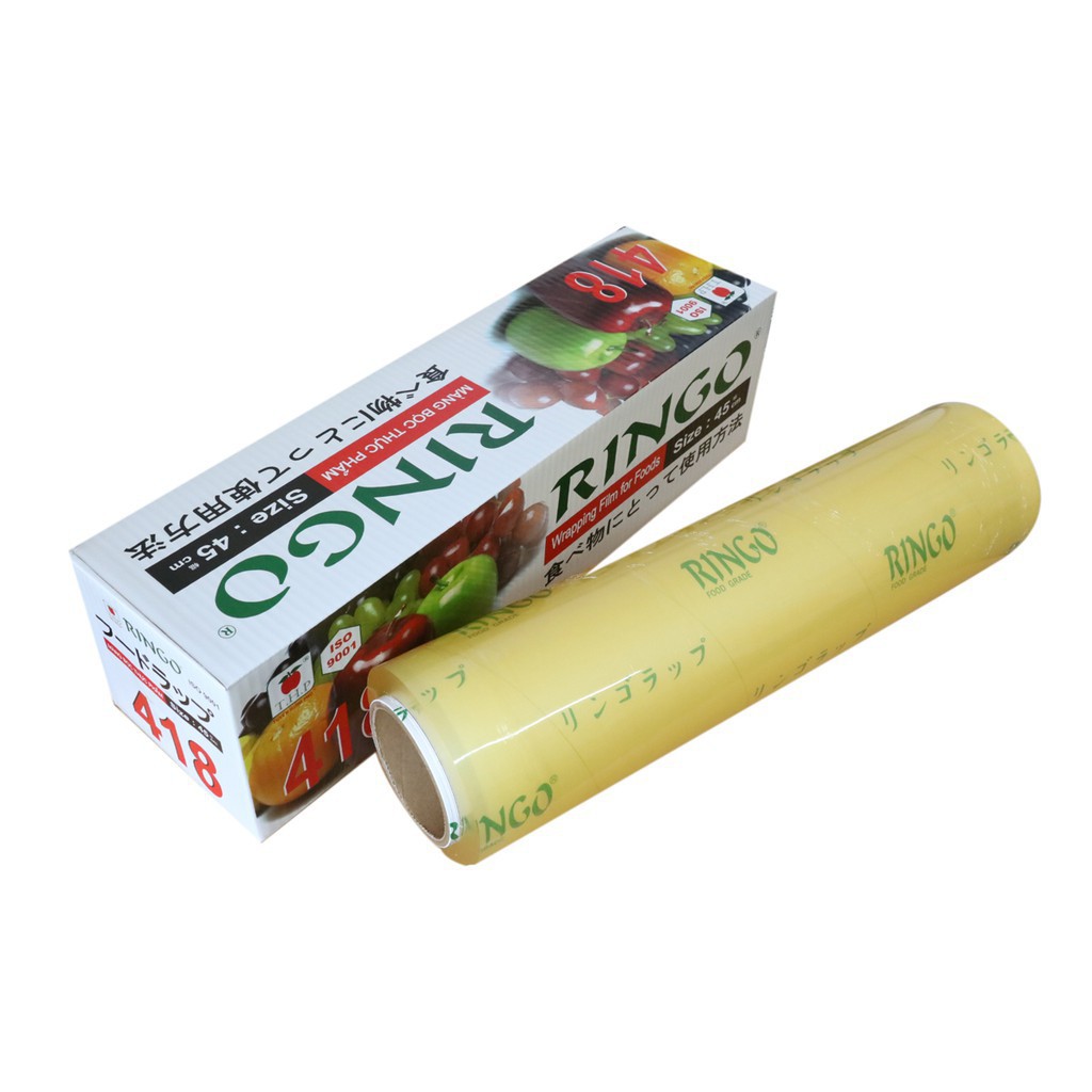 CUỘN MÀNG BỌC THỰC PHẨM RINGO ST418 (45cmx300m)