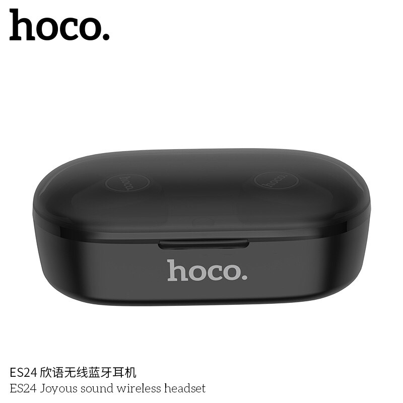 TAI NGHE HOCO ES24 BLUETOOTH V5.0 KIÊM ĐỐC SẠC 800mAh
