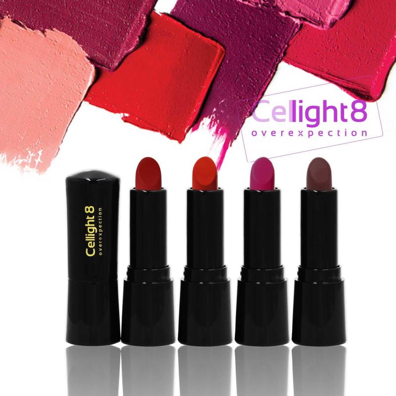 Kit - set 5 cây son mini môi thiên nhiên không chì Cellight 8 Eco Lipstick - 2g cao cấp