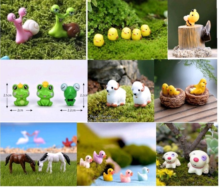 Mô hình con vật trang trí tiểu cảnh