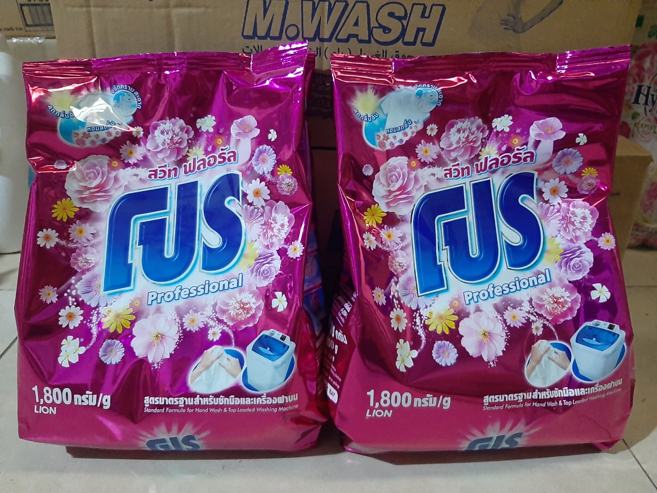 (KTT) Bột giặt PRO 1,8 kg- Hàng Thái Lan
