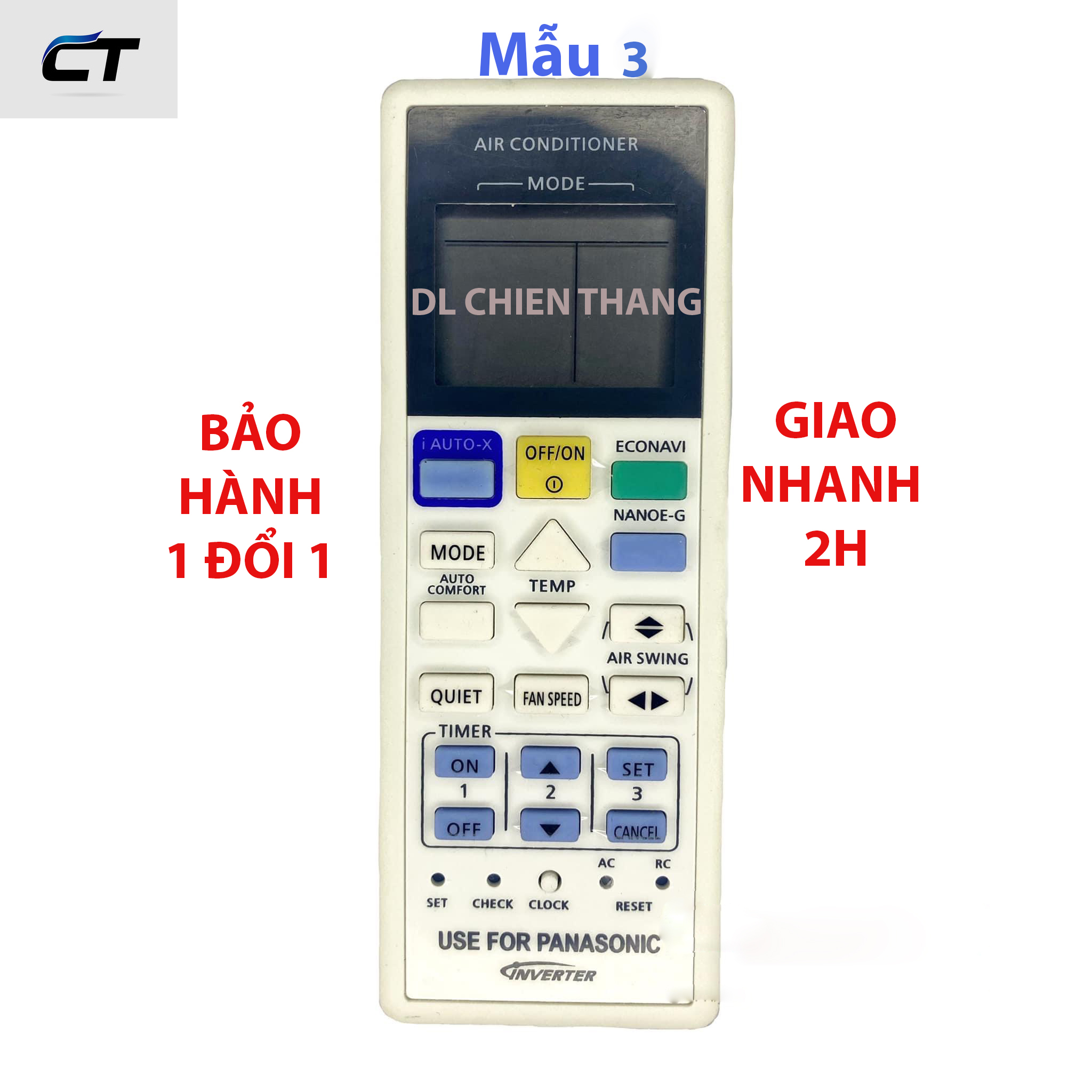 Remote dành cho máy lạnh Panasonic chọn mẫu