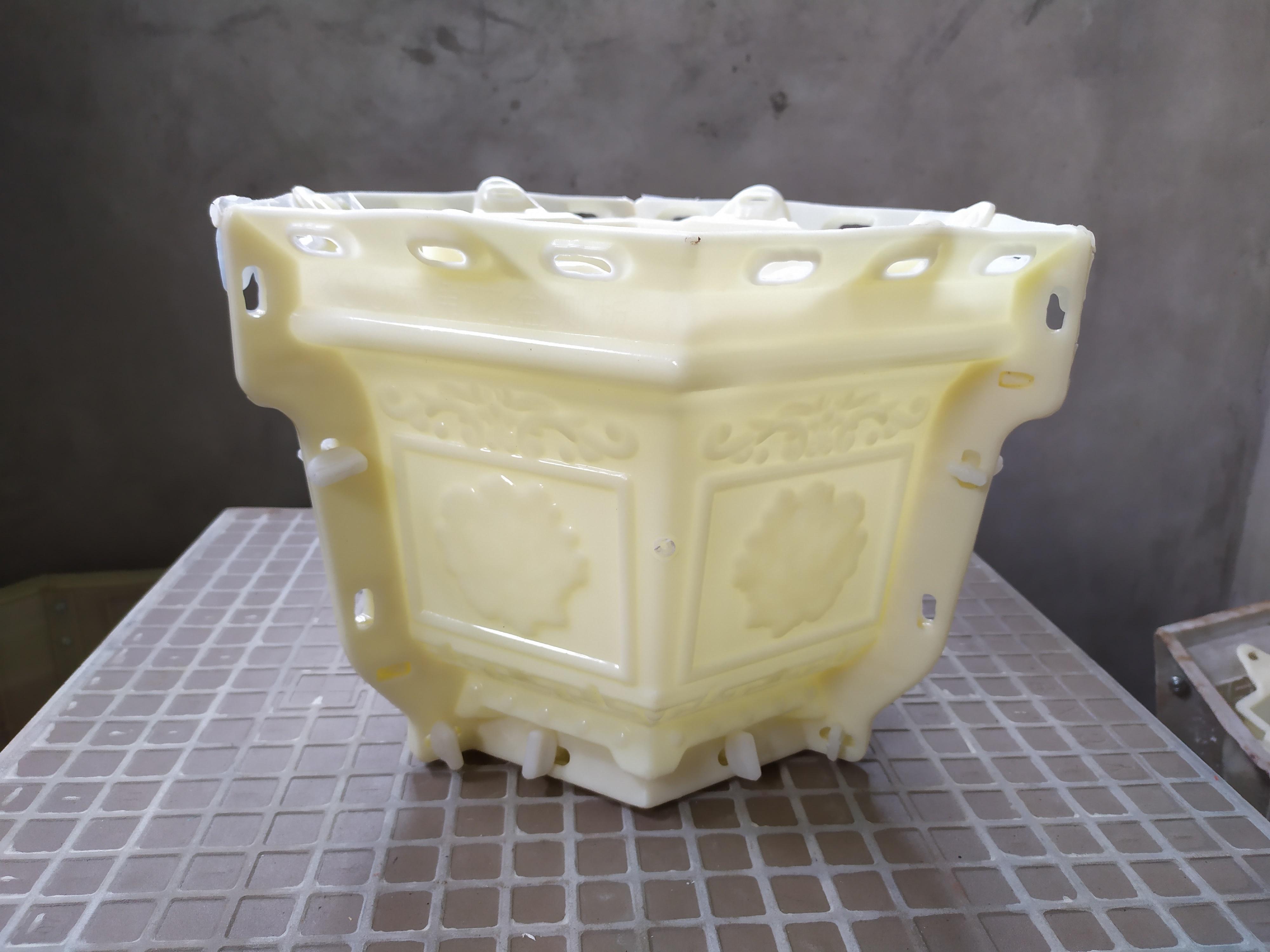 Khuôn chậu lục giác rộng 30cm