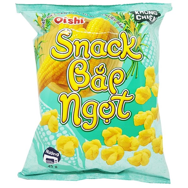 [Oishi] Snack Bắp ngọt 14g/35g (10 gói) - 73g (5 gói)