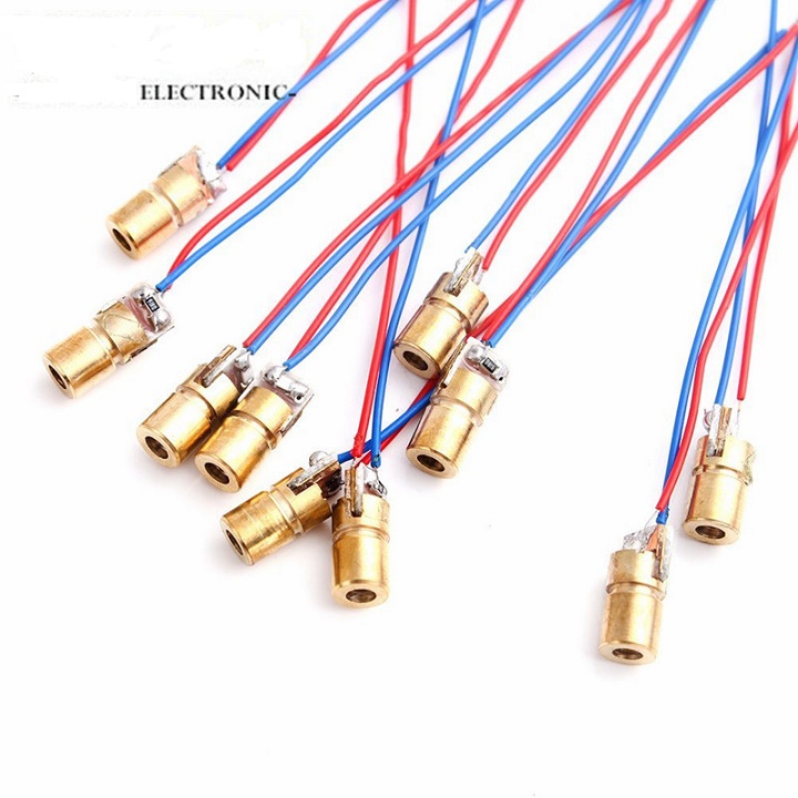 2 Đầu phát Laser 5mw 5v 6mm