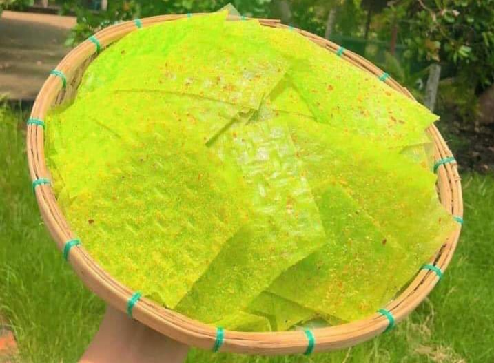 bánh tráng phô mai dứa combo 10 bịt 50g