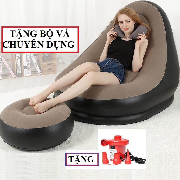 Ghế hơi, ghế hơi tựa lưng, sofa hơi ghế sofa hơi êm ái CHANODUNG