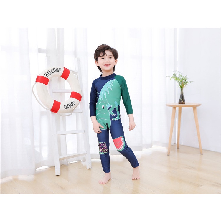 Áo bơi bé trai khủng long 3 kiểu dáng (không kèm nón bơi)