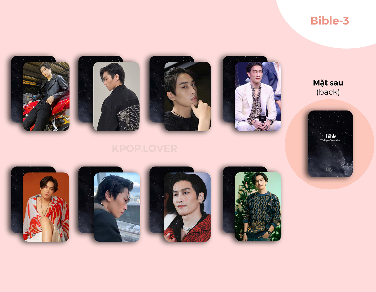 Set 8 card bible sumet - kinnporsche