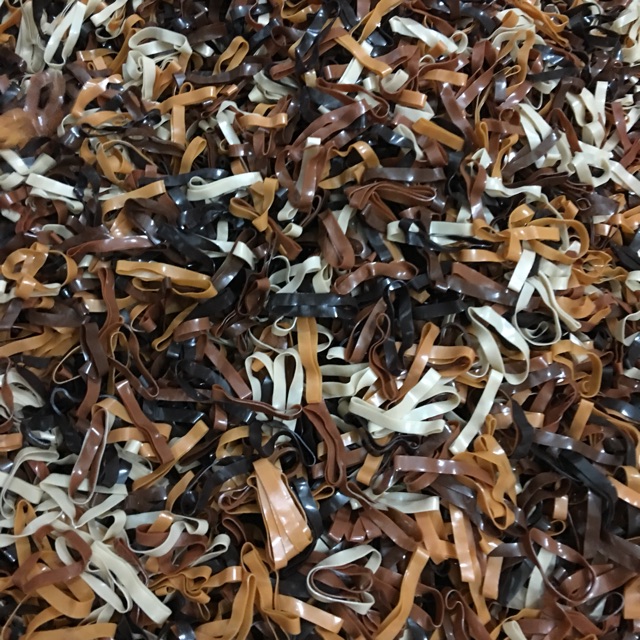 50 gram dây chun buộc tóc màu socola - UniLabel