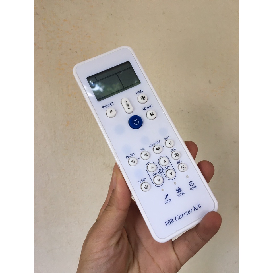 Remote Điều Khiển điều hòa máy lạnh Carrier