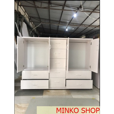 Tủ 4 cánh 9 ngăn kéo cao cấp V49