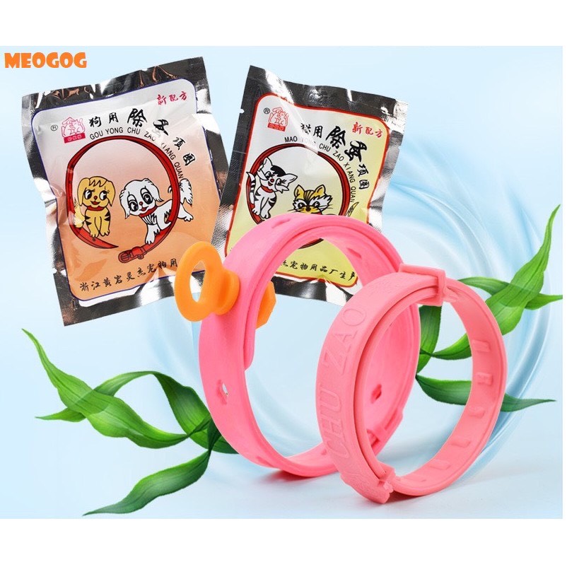 Vòng cổ chống ve rận bọ chét cho chó mèo. MEOGOG
