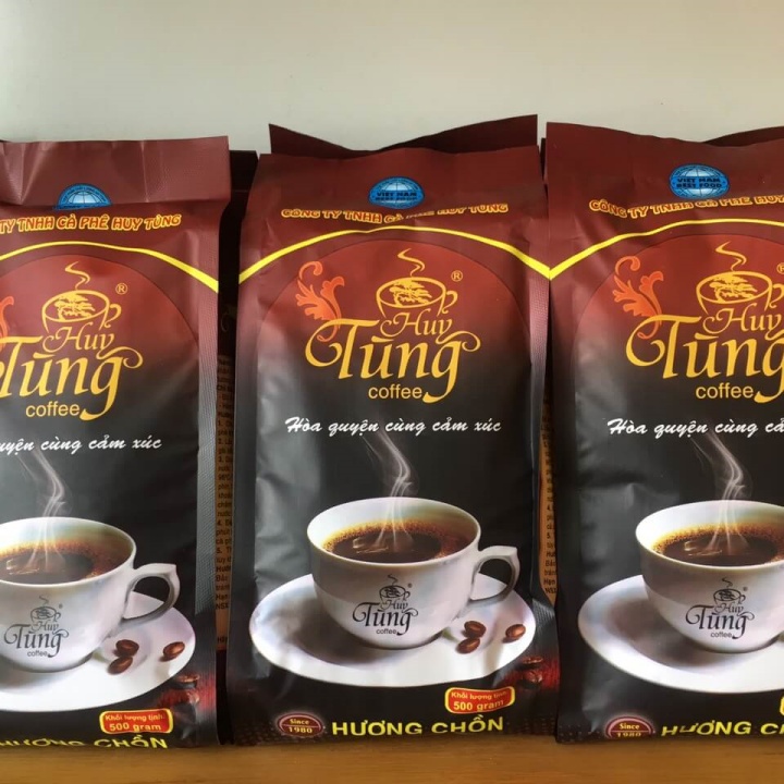 [COMBO 2 GÓI] Cà Phê Chồn Huy Tùng Loại Bịch 500gr - Cà Phê Pha Phin Cao Cấp Hương Vị Thượng Hạng