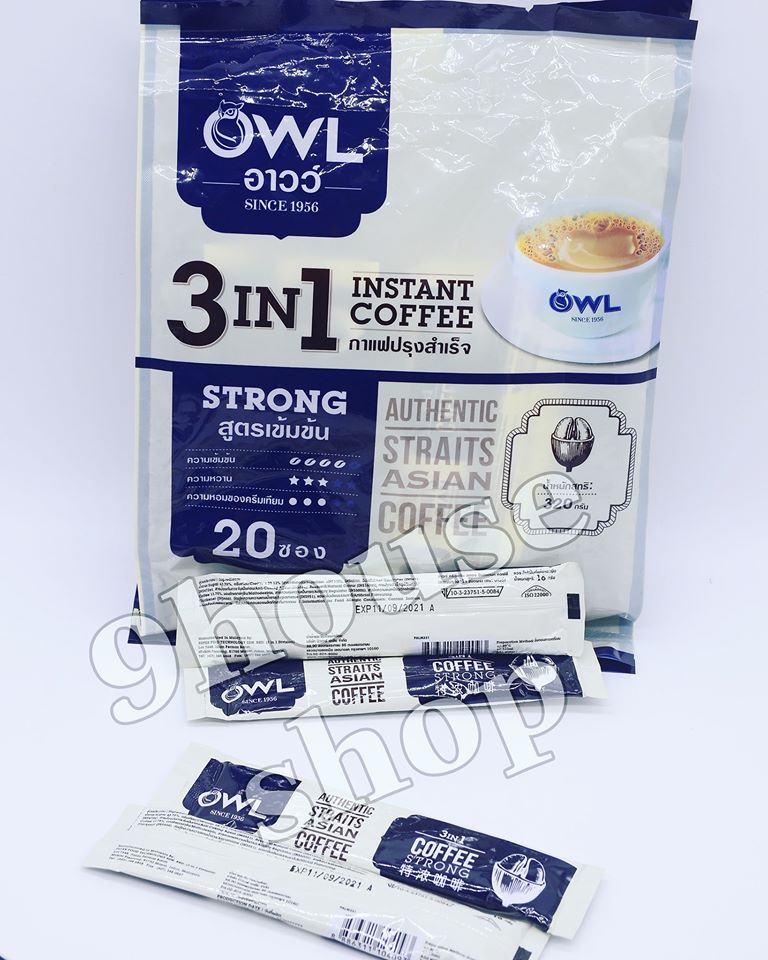 Date 9/2023 Cà Phê 3in1 OWL Thái Lan