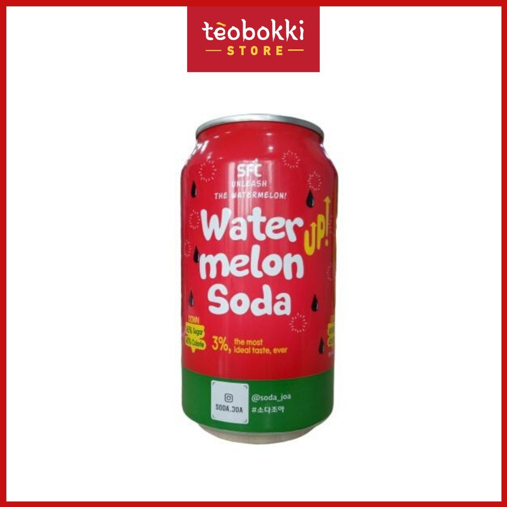 Nước soda trái cây vị dưa hấu SFC 350ml
