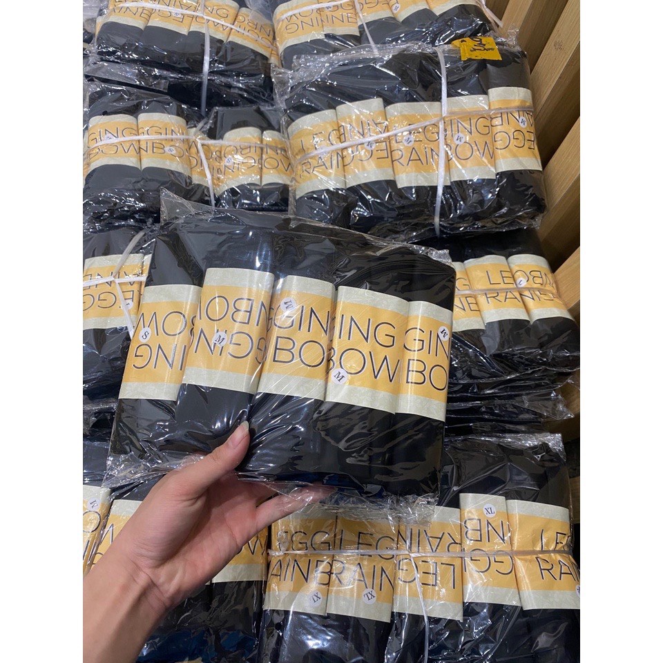 QUẦN LEGGING LỬNG CHẤT THUN THÁI CO DÃN 4 CHIỀU TÔN DÁNG NÂNG MÔNG