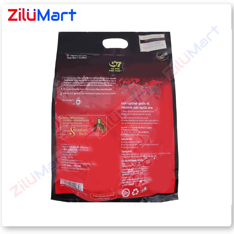 Cà phê sữa hòa tan G7 3 in 1 (bịch 50 gói) loại 800g