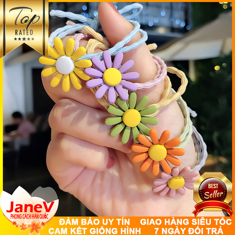 Dây Cột Tóc Hoa Cúc Dễ Thương PK101