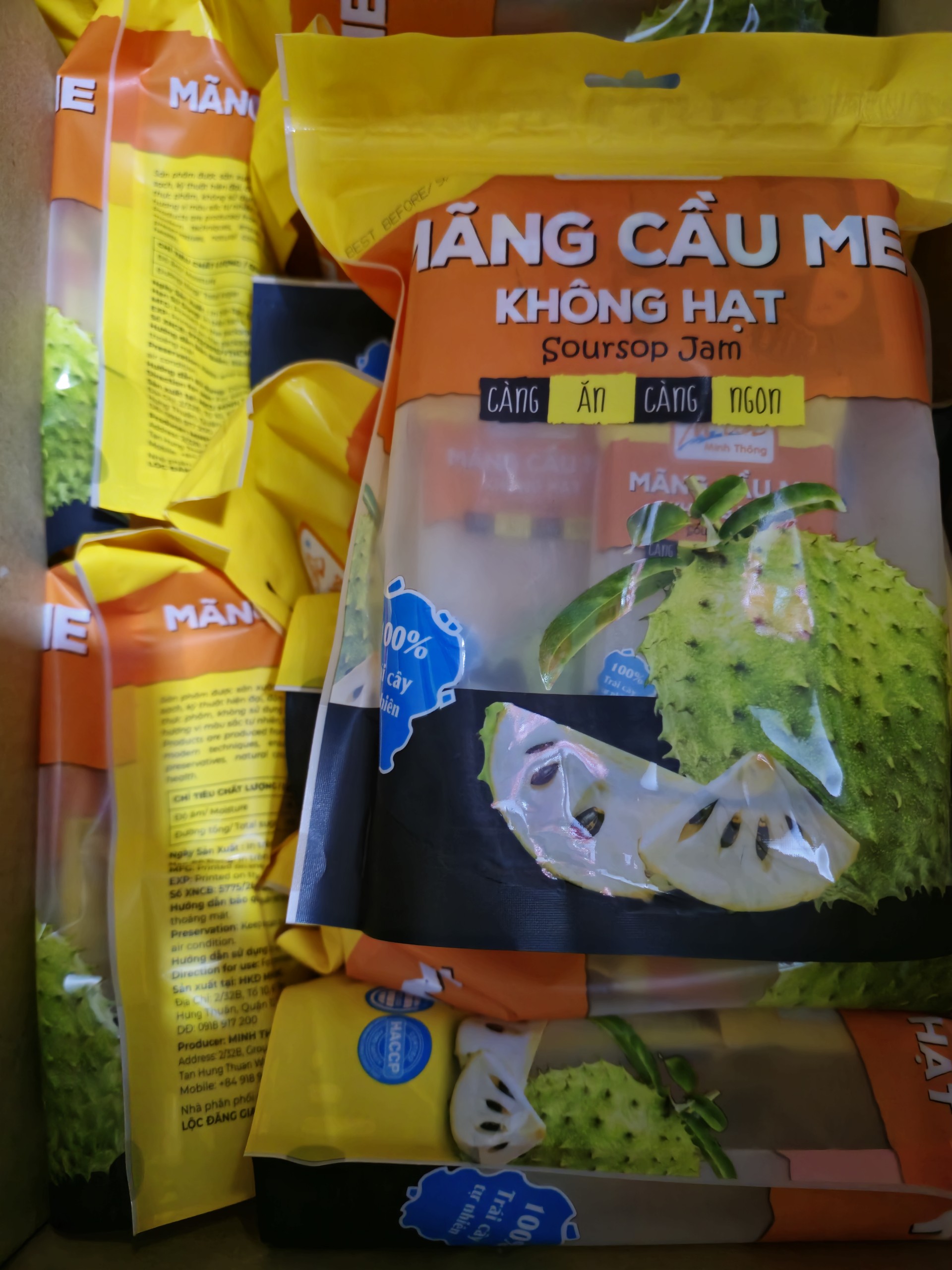 Mãng Cầu Sấy Minh Thông Gói 500G