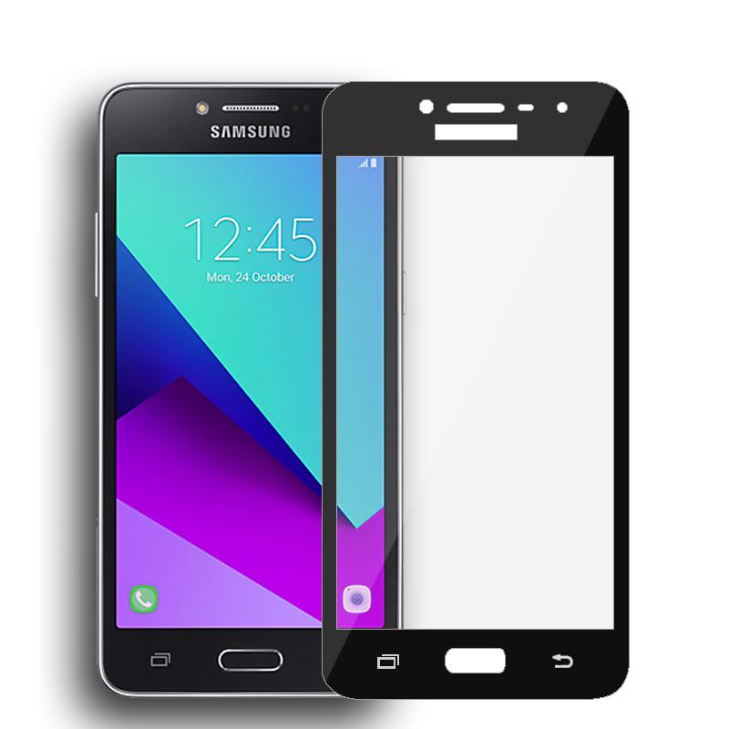 Full Screen Tempered Glass for Samsung Galaxy J2 Prime (Black)