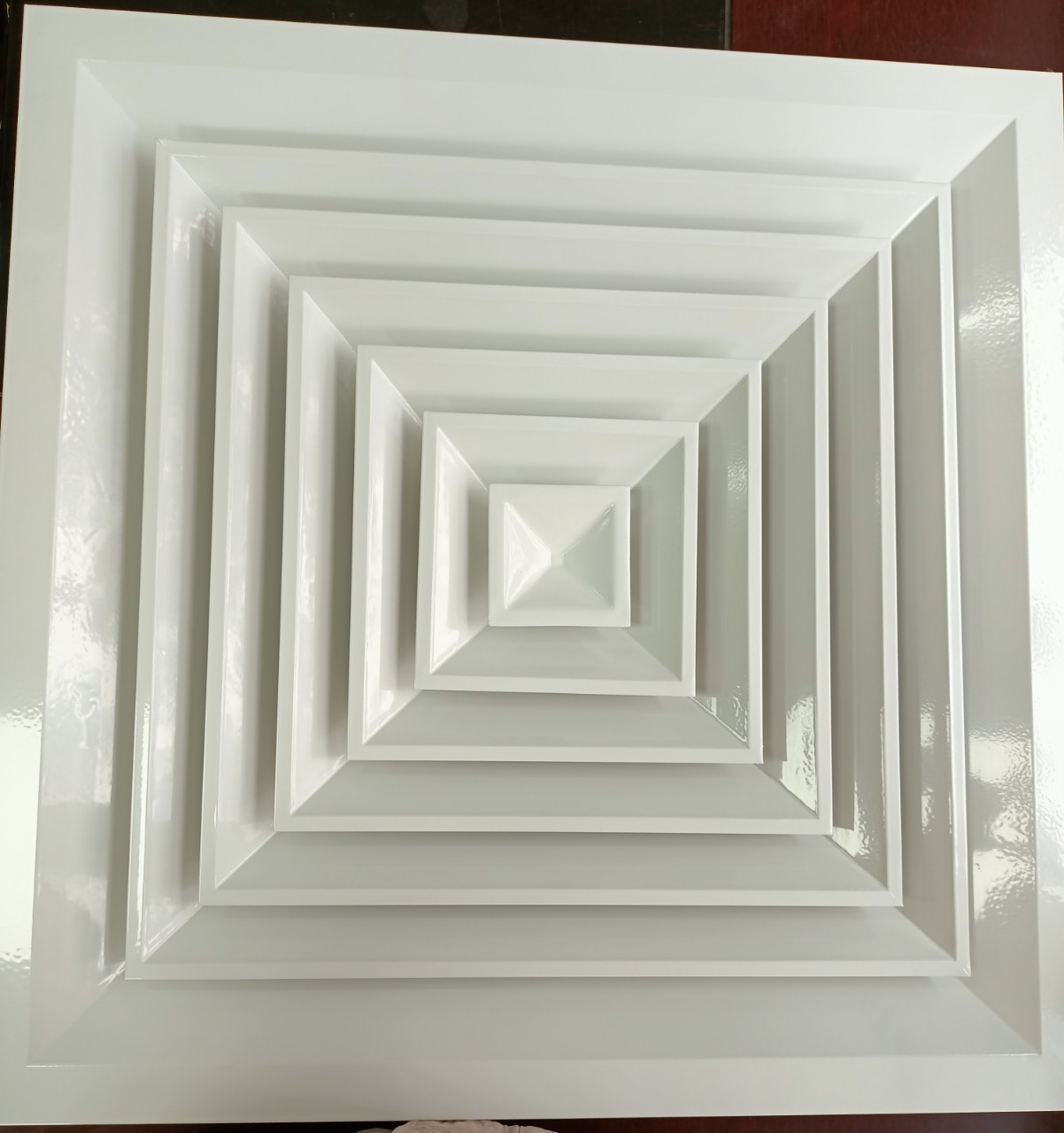Cửa gió điều hoà 600x 600 nhôm sơn tĩnh điện, miệng gió điều hoà âm trần, cửa gió vuông, miệng gió cấp, cửa gió hồi