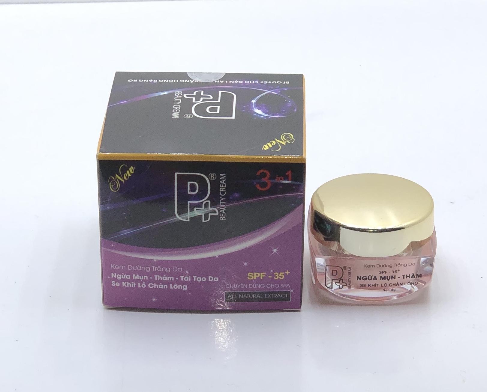 Kem P+Dưỡng Trắng Da Ngừa Mụn 8g