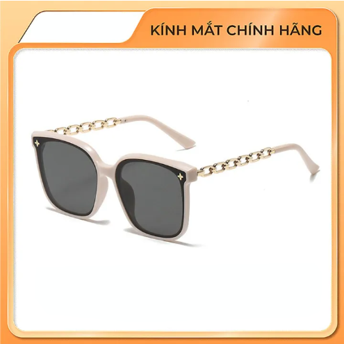 Mắt kính mát chống tia uv aoron kính mát nam nữ unisex kính thời trang gọng xích cá tính nhiều màu sắc thời thượng phong cách hàn quốc ak112