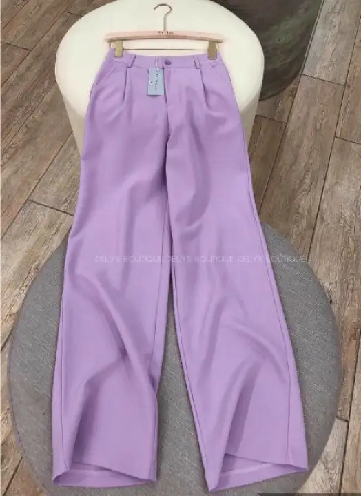 Quần ống rộng culottes xuông dài 100cm - hình 18