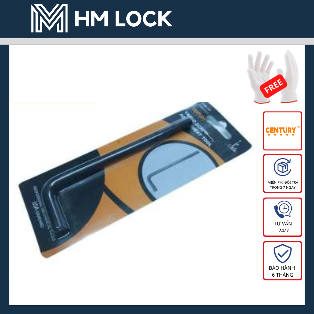 Dụng cụ chỉnh cò súp bắp century chữ l - dài 130mm - hàng chính hãng - hm lock