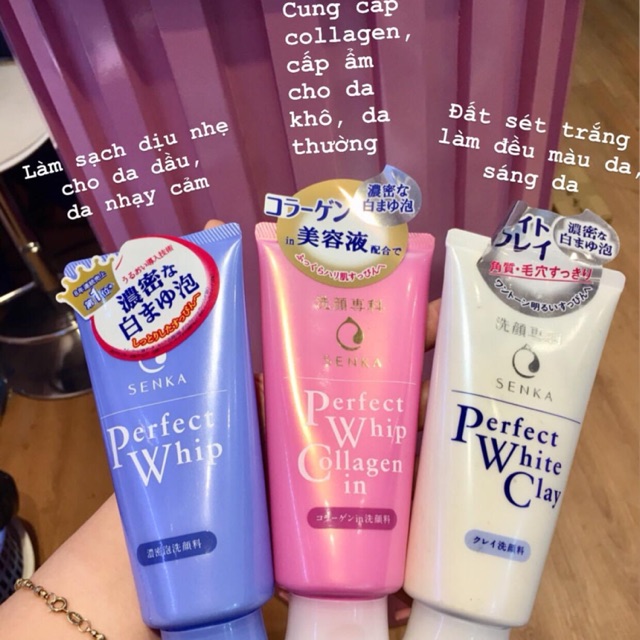 Sữa Rửa Mặt Perfect Whip Nhật Bản 120ml