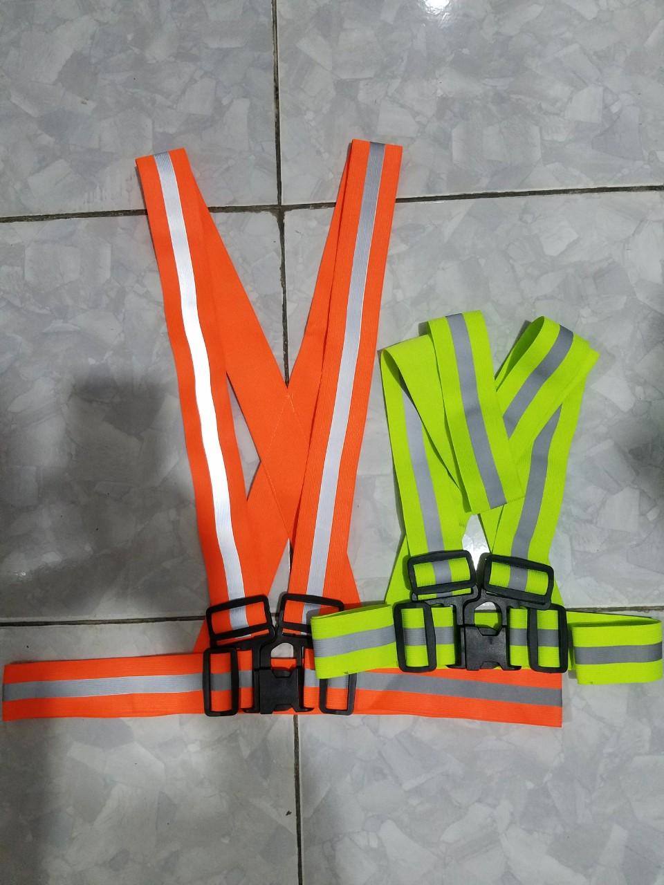Áo phản quang dây thun cam