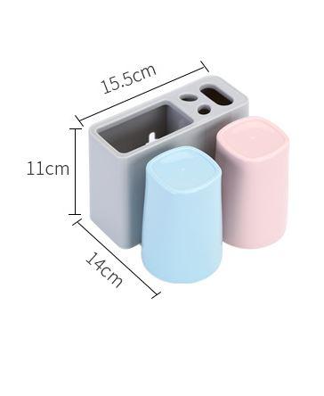 Kệ giá để cốc, bàn chải, tuýp đánh răng