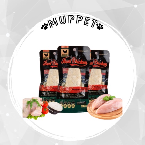 Ức Gà Hấp Ăn Liền Real Chicken - Thức Ăn Dành Cho Thú Cưng