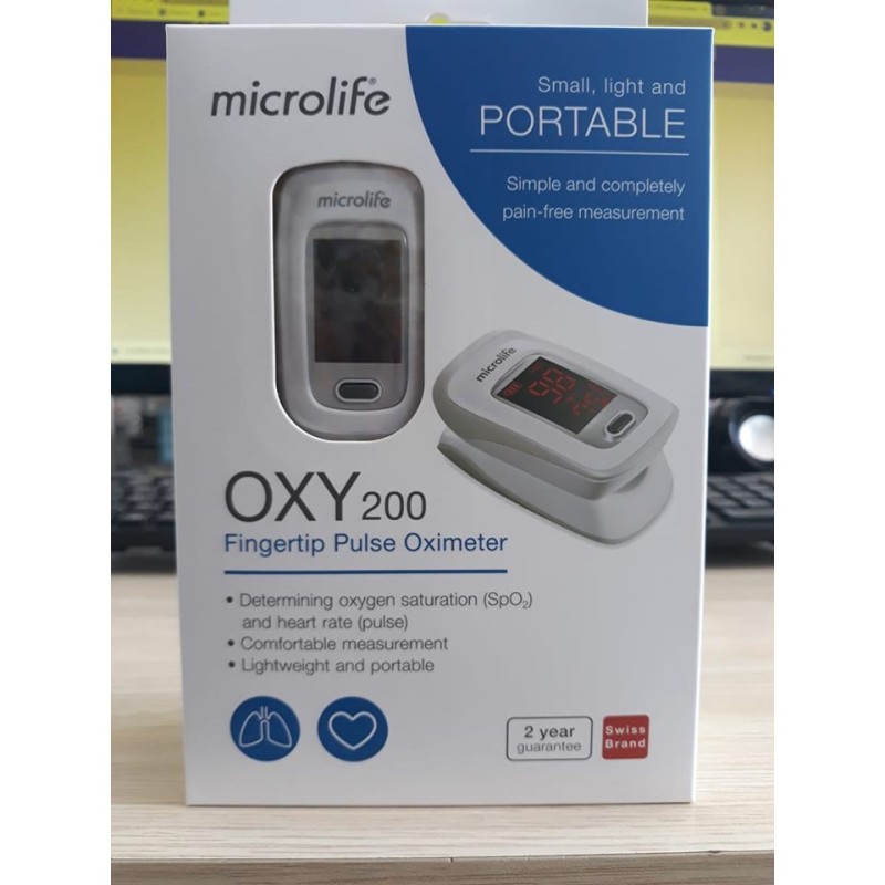 Nơi bán Máy SPO2 OXY200 chính hãng Microlife Thụy Sỹ-đo nhịp tim và nồng độ oxy trong máu
