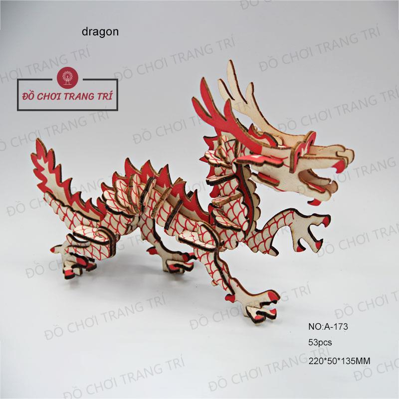 Đồ chơi lắp ráp gỗ 3D - Mô hình ĐỘNG VẬT